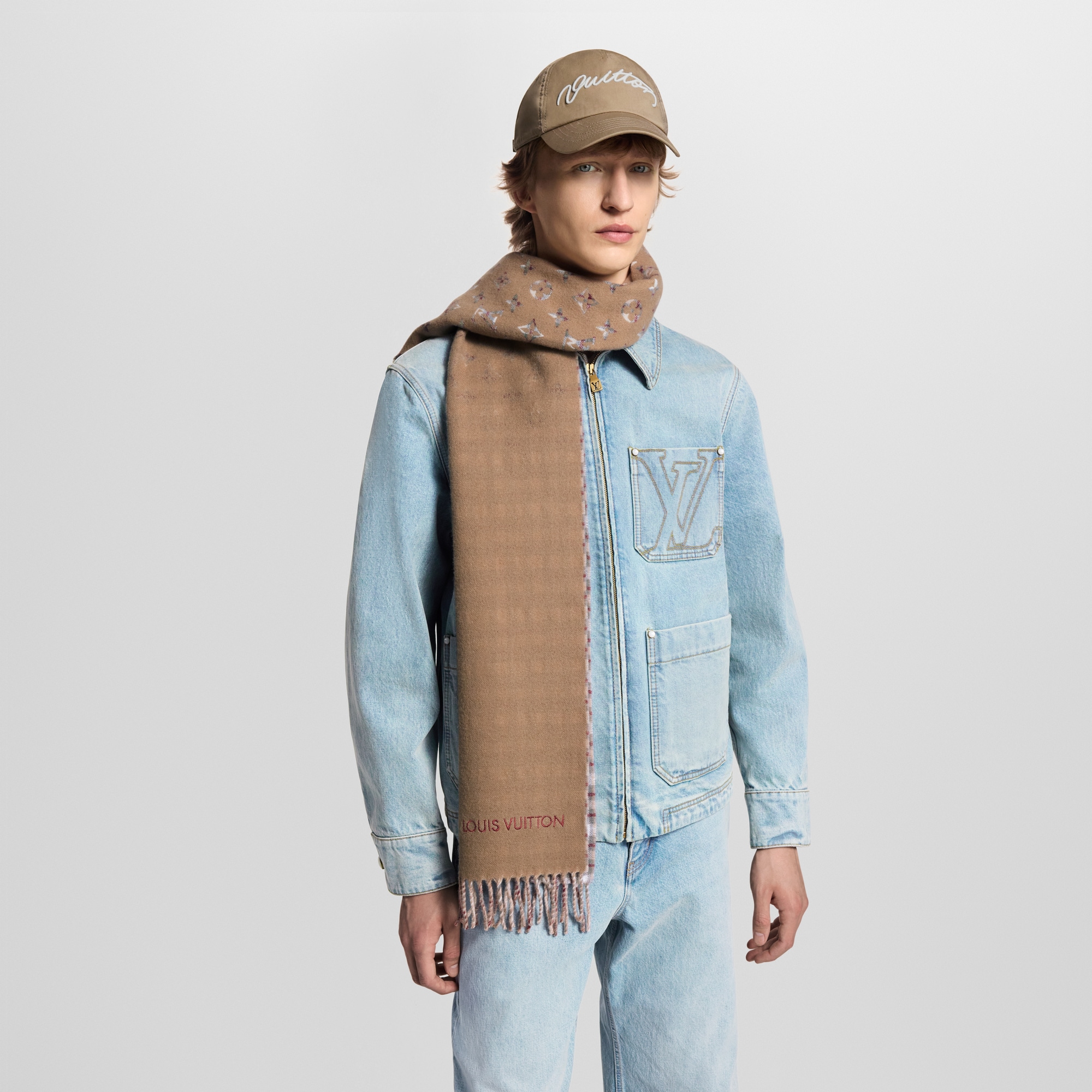 Monogram Gradient Tartan Scarf S00 - Men - Accessories | LOUIS